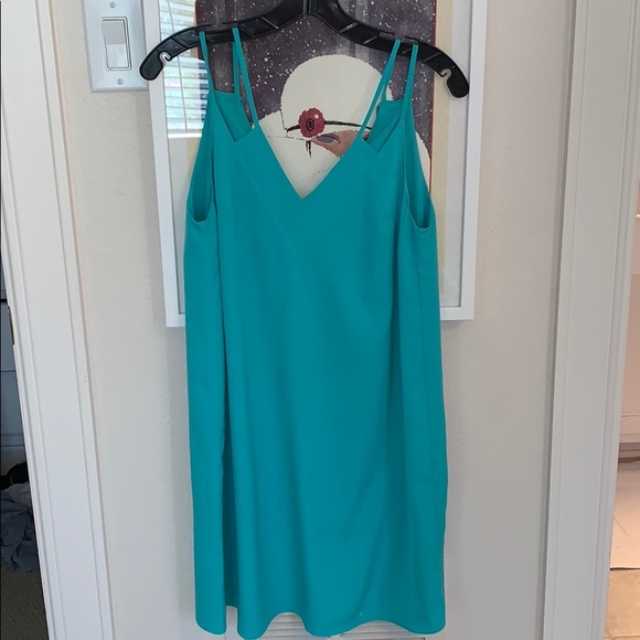 CeCe Dresses & Skirts - CeCe Turquoise “Slip Dress”